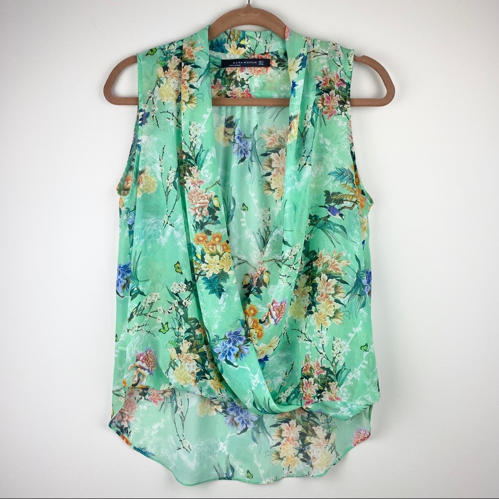 Zara Woman Sleeveless Blouse